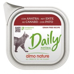 Almo Nature Boite daily Grain free pour chat canard 100g