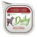 Almo Nature Boite daily Grain free pour chat canard 100g