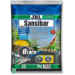 JBL Sansibar Dark - Gravier Noir Neutre pour Aquarium - Sac de 10 Kg