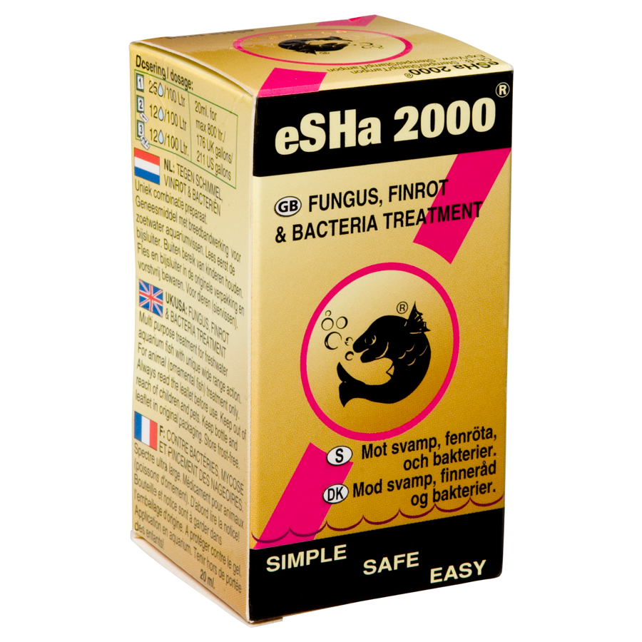 eSHa 2000 traitement large spectre des maladies chez les poissons - AQUARIFT